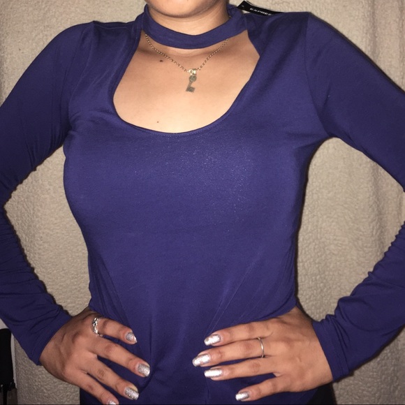 Express Tops - ❌SOLD❌Express Longsleeve choker blouse